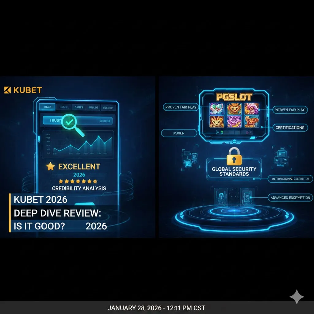 รีวิวเจาะลึก KUBET ดี ไหม ในปี 2026? วิเคราะห์ความน่าเชื่อถือ ระบบเกม PGSLOT และความปลอดภัยระดับสากล