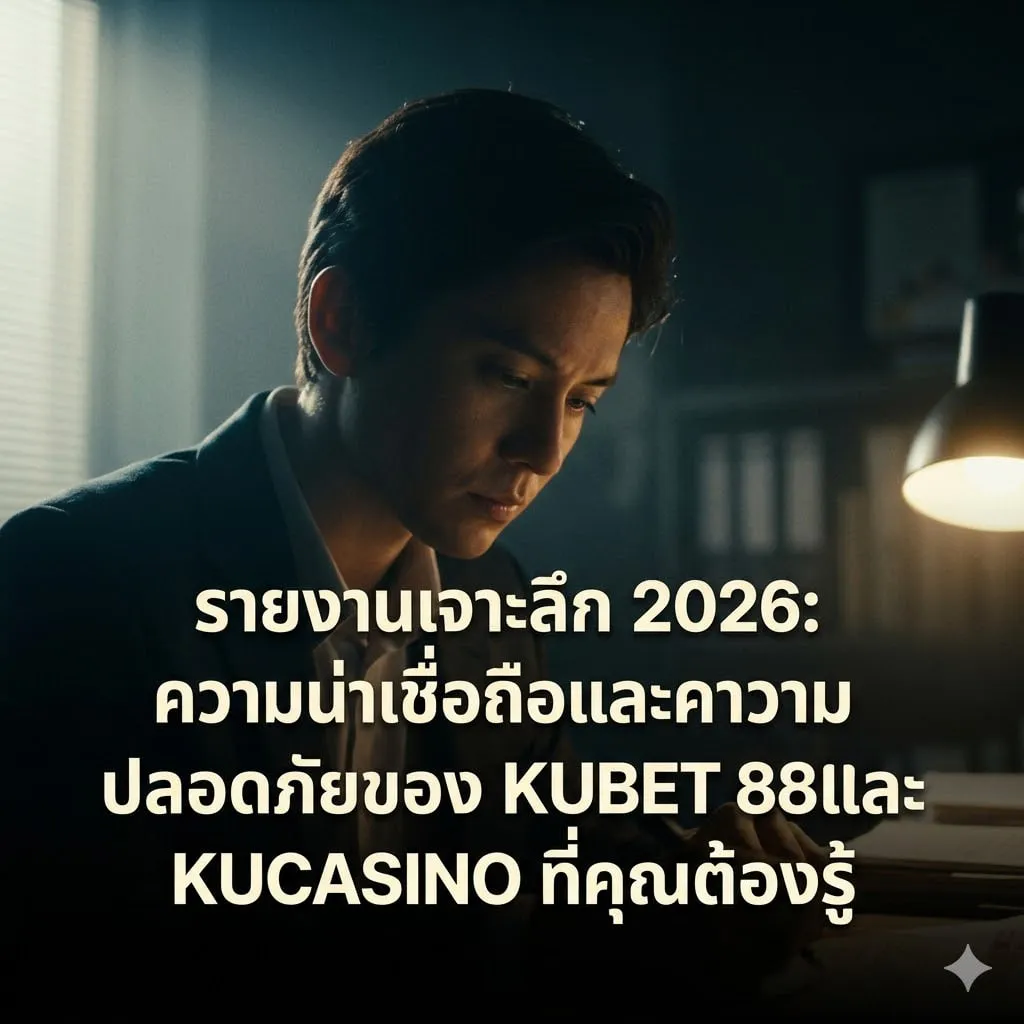 รายงานเจาะลึก 2026: ความน่าเชื่อถือและความปลอดภัยของ KUBET 888 และ KUCASINO ที่คุณต้องรู้