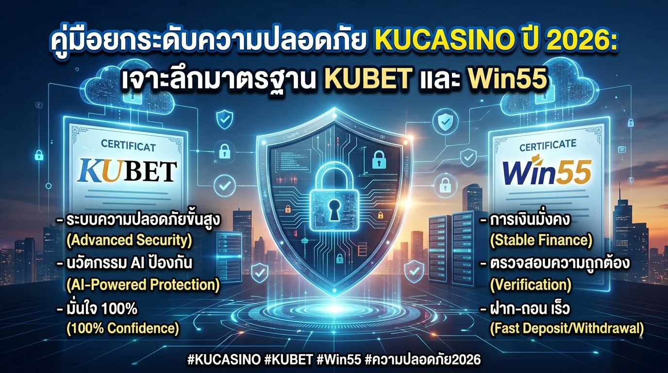 คู่มือยกระดับความปลอดภัย KUCASINO ปี 2026: เจาะลึกมาตรฐาน KUBET และ Win55