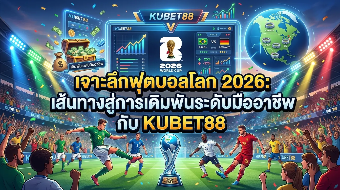 เจาะลึกฟุตบอลโลก 2026 เส้นทางสู่การเดิมพันระดับมืออาชีพกับ KUBET88