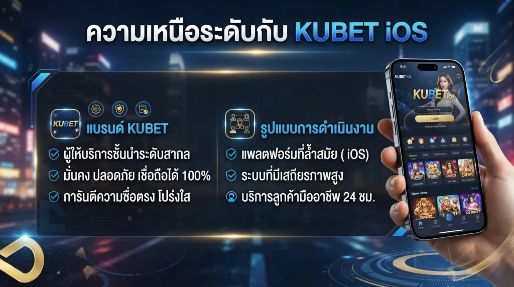 ความเหนือระดับกับ KUBET iOS