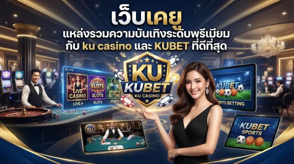 เว็บ เค ยู แหล่งรวมความบันเทิงระดับพรีเมียมกับ ku casino และ KUBET ที่ดีที่สุด